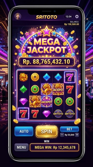 Screenshot aplikasi sritoto yang menunjukkan proses unduh yang cepat.
